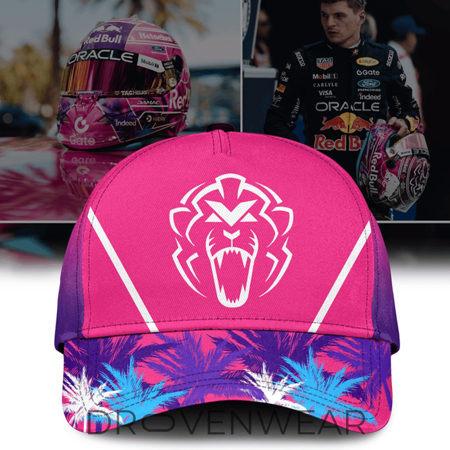 Max Verstappen Miami GP 2026 Premium 3D Racing Cap Max Verstappen Miami GP 2026 Premium 3D Racing Cap