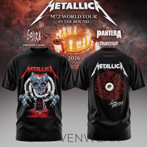 Metallica M72 World Tour 2026 Band Graphic Shirt 1 by Drovenwear.com