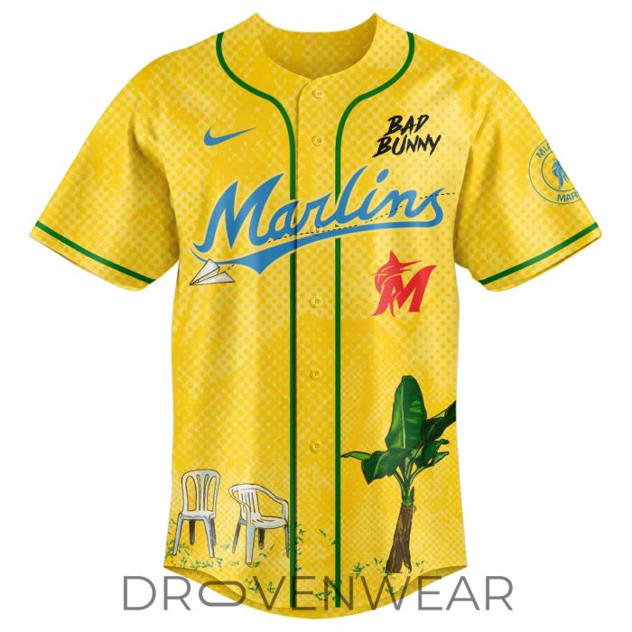 Miami Marlins Caribe World Tour MLB Limited Edition Baseball Jersey - Image 2