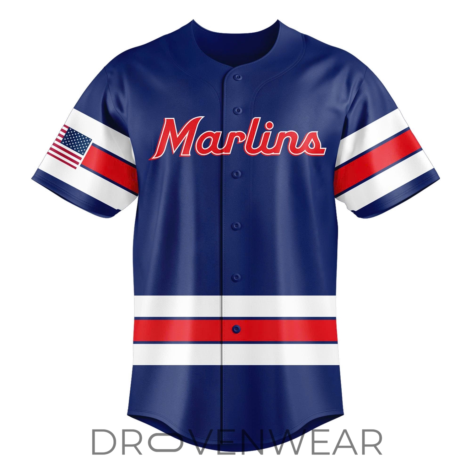 Miami Marlins Heritage Celebration Series 250th Anniversary USA Celebration Jersey Miami Marlins Heritage Celebration Series 250th Anniversary USA Celebration Jersey