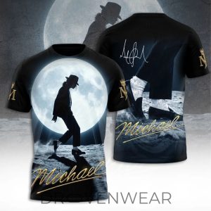 Michael Jackson Moonwalk Into the Premiere 3D Tshirt by Drovenwear.com