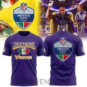 Minnesota Vikings 2026 Mexico City NFL Game Day T-Shirt - Image 2