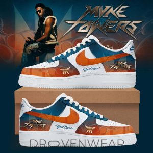 Myke Towers 2026 Tour Custom Air Force 1 by Drovenwear.com