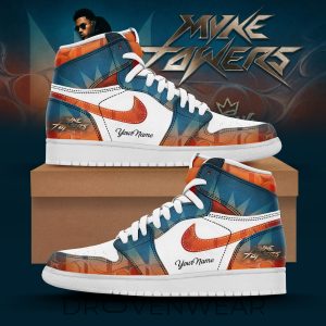 Myke Towers 2026 Tour Custom Air Jordan 1 by Drovenwear.com