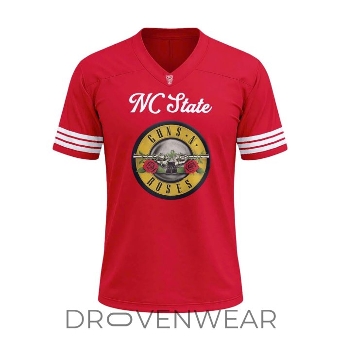 NC State Football Guns N’ Roses 2026 Tour Limited Jersey - Image 2