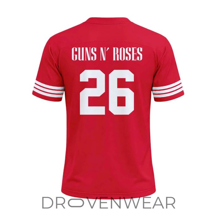 NC State Football Guns N’ Roses 2026 Tour Limited Jersey - Image 3