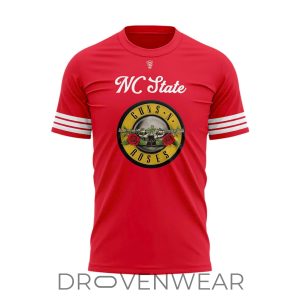 NC State Football Guns N Roses 2026 Tour Shirt by Drovenwear.com
