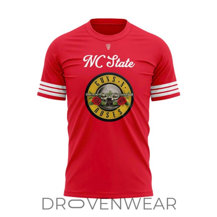NC State Football Guns N’ Roses 2026 Tour Shirt - Image 2