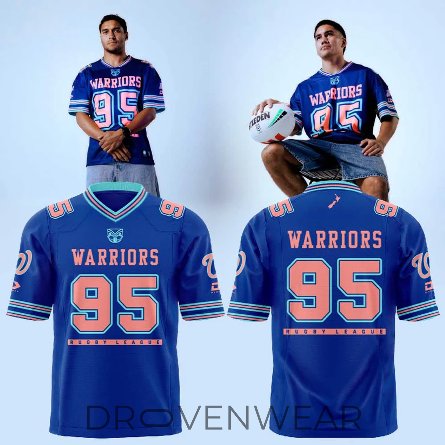 NZ Warriors Magic Round 2026 Special Edition Football Jersey V2 NZ Warriors Magic Round 2026 Special Edition Football Jersey V2