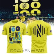 Nashville SC 100 Wins Celebration Graphic T-Shirt Version 2