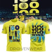 Nashville SC 100 Wins Celebration Graphic T-Shirt Version 3