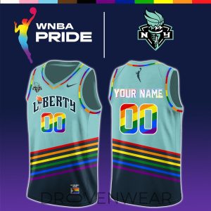New York Liberty 2026 WNBA x Pride Day Limited Edition Jersey by Drovenwear.com