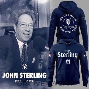 New York Yankees John Sterling Commemorative Hoodie by Drovenwear.com