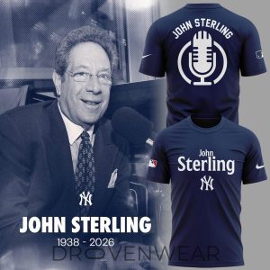 New York Yankees John Sterling Commemorative Legend TShirt by Drovenwear.com