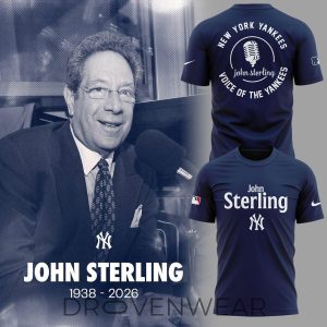 New York Yankees John Sterling Tribute Tee V2 by Drovenwear.com