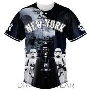 New York Yankees Star Wars Night 2026 Galactic Theme Baseball Jersey - Image 2