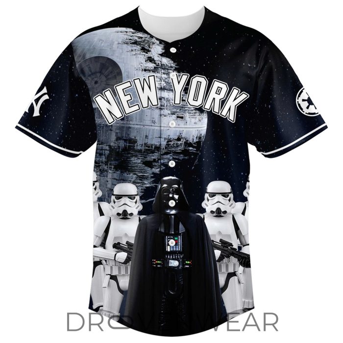 New York Yankees Star Wars Night 2026 Galactic Theme Baseball Jersey - Image 2