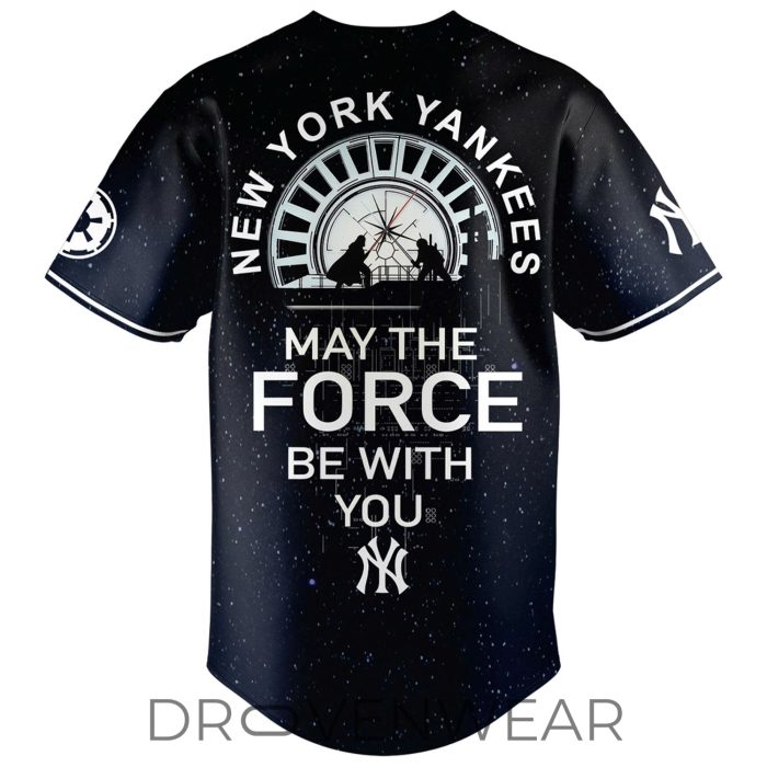 New York Yankees Star Wars Night 2026 Galactic Theme Baseball Jersey - Image 3