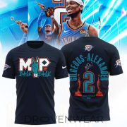 OKC Shai Gilgeous-Alexander Back-to-Back MVP 2026 Graphic Fan Shirt
