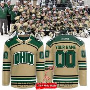 Ohio Bobcats Custom 2026 Hockey Style Jersey