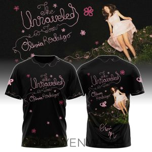 Olivia Rodrigo The Unraveled Tour Exclusive Graphic TShirt by Drovenwear.com