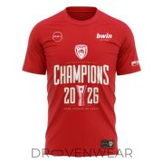 Olympiacos BC EuroLeague Champions 2026 Fan Shirt - Image 2