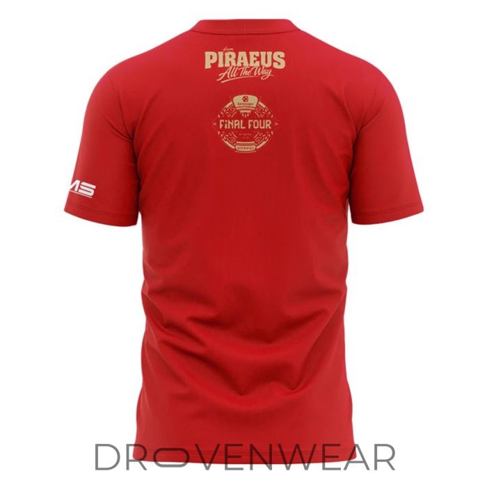 Olympiacos BC EuroLeague Champions 2026 Fan Shirt - Image 3