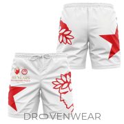 Olympiacos FC 40 Years of Red and White Passion Anniversary Graphic T-Shirt - Image 2