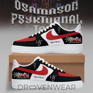 OsamaSon Psykturnal Tour 2026 Custom Air Force 1 Sneakers by Drovenwear.com