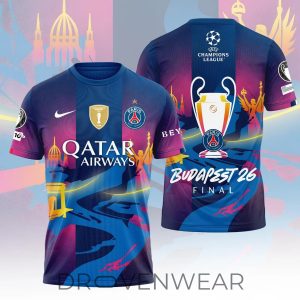PSG European Final 2026 Graphic Soccer Shirt by Drovenwear.com