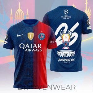 Paris SaintGermain UCL Final 2026 Limited Edition Tee by Drovenwear.com