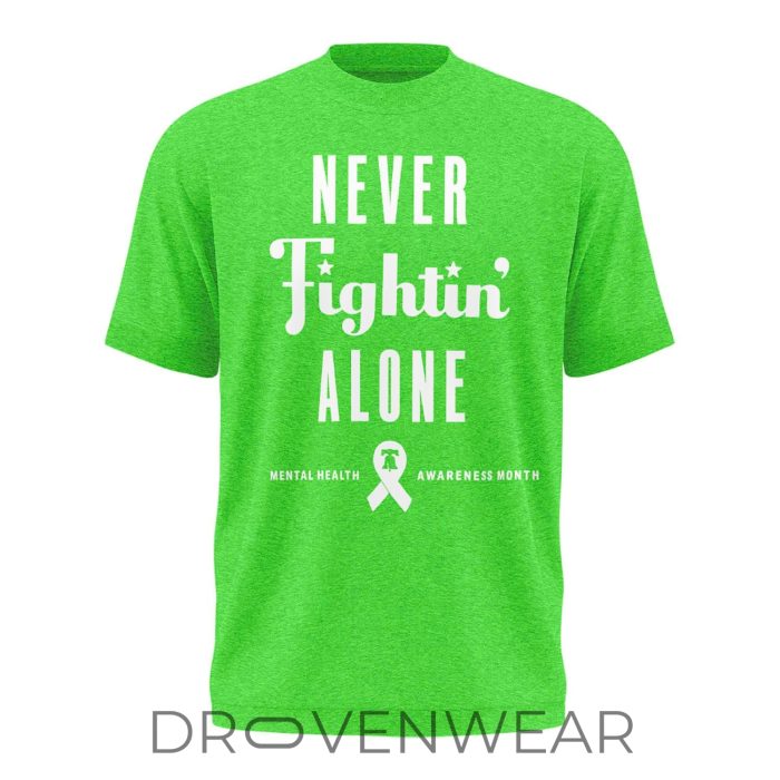 Philadelphia Phillies Mental Health Awareness Tee – Never Fight Alone Break The Stigma - Image 4