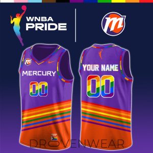 Phoenix Mercury 2026 WNBA x Pride Day Limited Edition Jersey by Drovenwear.com