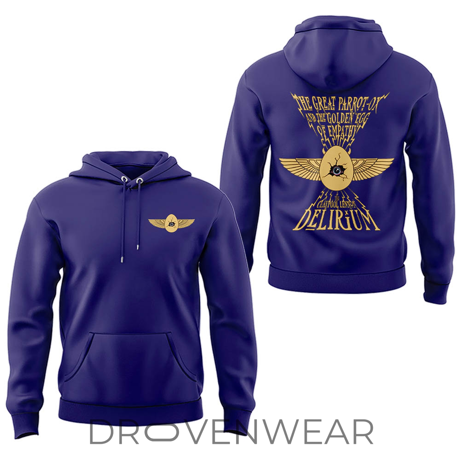 Primus Claypool Gold Tour 2026 Frog Brigade Pullover Hoodie Primus Claypool Gold Tour 2026 Frog Brigade Pullover Hoodie