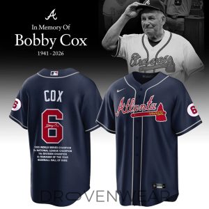 Remembering Bobby Cox Collector Edition Baseball Jersey by Drovenwear.com