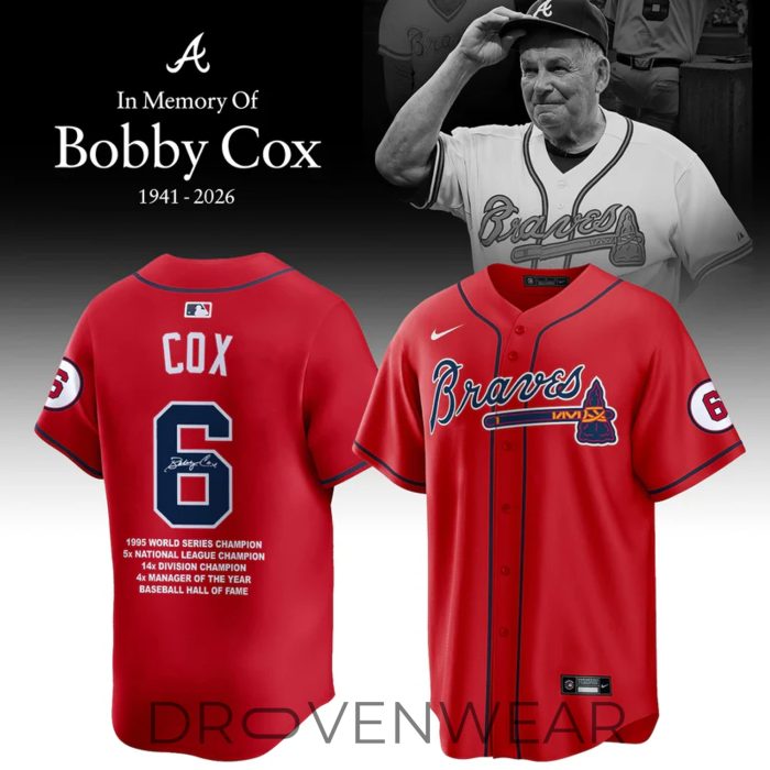 Remembering Bobby Cox Collector Edition Baseball Jersey - Image 2
