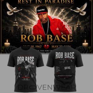 Rob Base Hip Hop Legend Tribute TShirt by Drovenwear.com