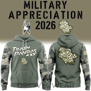 Rocket City Trash Pandas 2026 Military Appreciation Night Hoodie