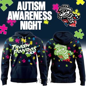 Rocket City Trash Pandas Autism Awareness Day Hoodie Edition by Drovenwear.com