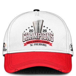 SC Freiburg Europa League Champions 2026 Fan TShirt by Drovenwear.com