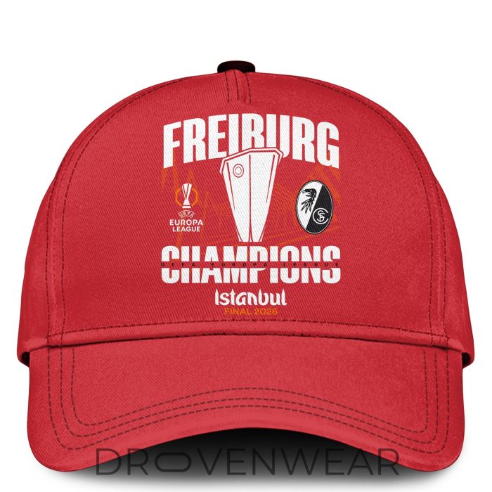 SC Freiburg Europa League Winners 2026 Graphic T-Shirt Version 2 - Image 2