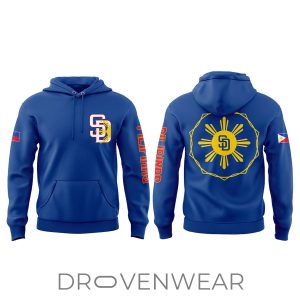 San Diego Padres Filipino Heritage Night 2026 Hoodie by Drovenwear.com
