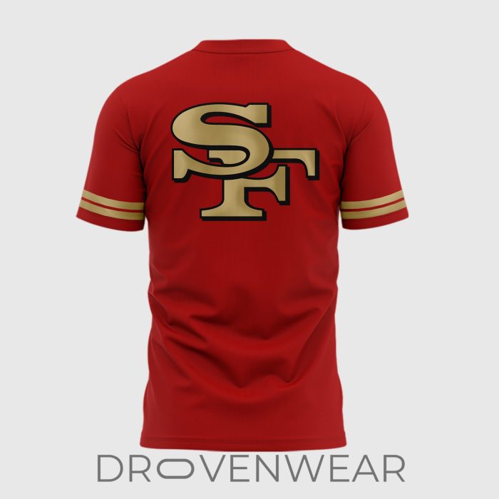 San Francisco 49ers 2026 80th Anniversary Fan Tee Edition 1 - Image 3