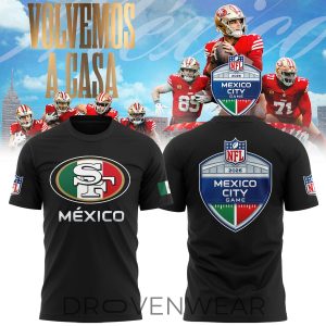 San Francisco 49ers 2026 Mexico City NFL Event Graphic Tee by Drovenwear.com