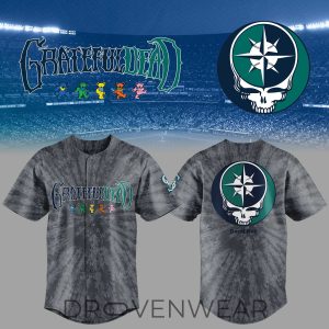Seattle Mariners Grateful Dead Collaboration Jersey by Drovenwear.com