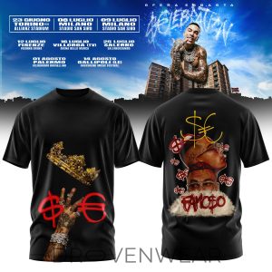 Sfera Ebbasta LEBRATION Tour 2026 Limited TShirt by Drovenwear.com