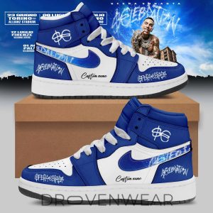 Sfera Ebbasta LEBRATION Tour Custom Air Jordan 1 by Drovenwear.com