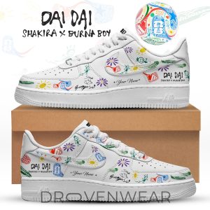 Shakira ft Burna Boy World Cup 2026 DAI DAI Limited Sneakers by Drovenwear.com