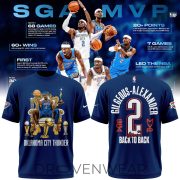 Signed Style Shai Gilgeous-Alexander 2026 MVP Fan Tee for OKC Thunder Supporters