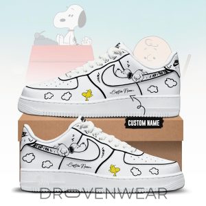 Snoopy 2026 Air Force One Inspired Limited Sneakers by Drovenwear.com